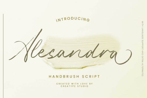 Alesandra: A Modern Brush Script for Elegant Design