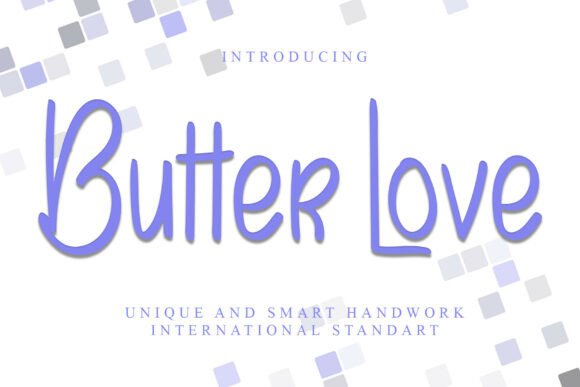 Butter Love: The Slim, Casual Handfont for Modern Design