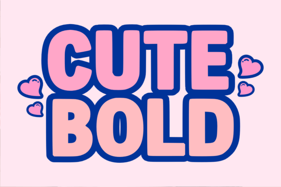 Cute Bold: The Chunky Typeface That Brings Joy to Your Designs