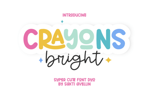 Designing with Joy: The Crayons Bright Font Pairing