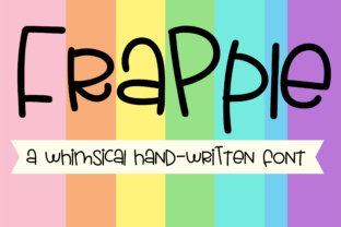 Frapple: A Whimsical Handwritten Font for Creative Brands
