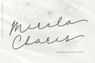 Mirela Charis: A Sweet Script for Logos & Signatures