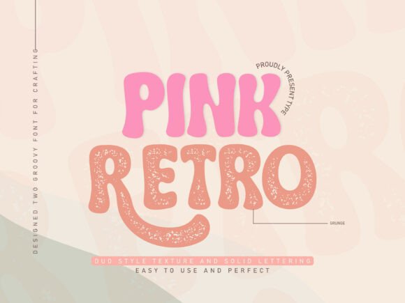 Pink Retro: Capturing Groovy 70s and 80s Vibes in Your Design