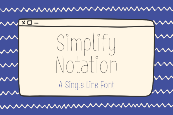 Simplify Notation: A Modern Script Font for Elegant Design