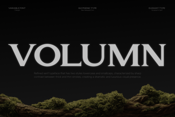 Volumn: Crafting a Legacy of Luxury in Your Typography
